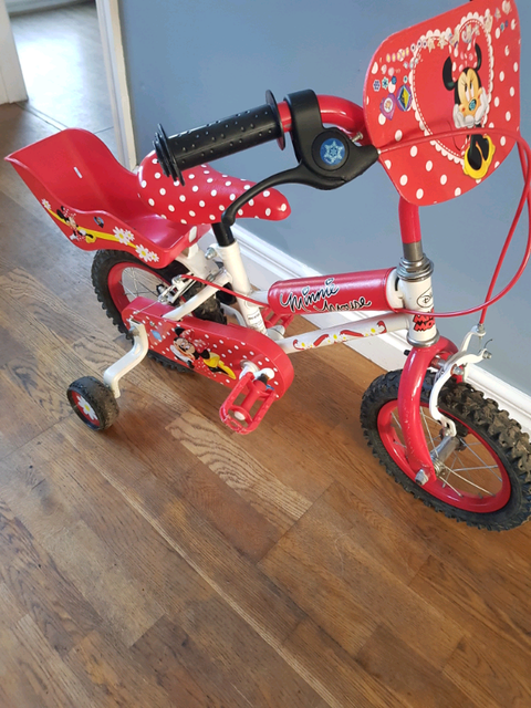 minnie mouse 14 inch bike